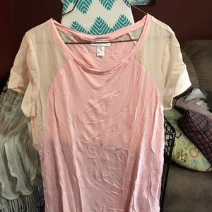 Maternity blouse pink/cream